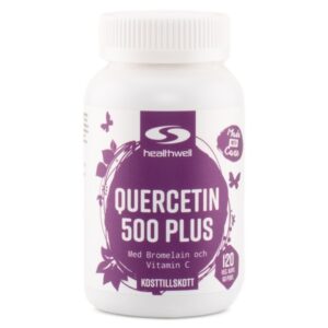 Healthwell Quercetin 500 Plus, 120 kapsler