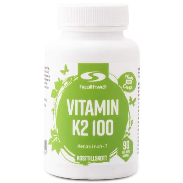 Healthwell Vitamin K2 100, 90 kapsler