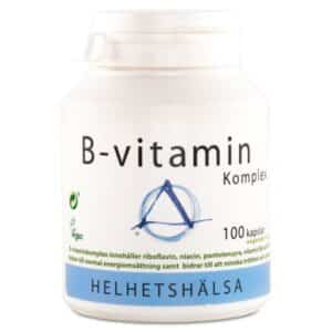 Helhetshälsa B-Vitamin Kompleks, 100 kapsler