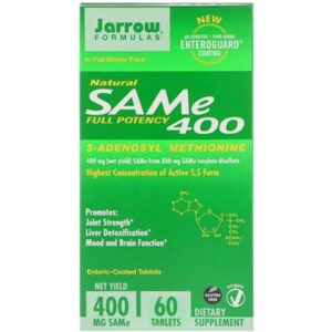 Jarrow Formulas SAM-e 400 60 Tablets