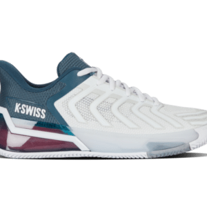 K-Swiss Ultrashot 4 Clay (White/Stargazer/Neon Blaze) - 44