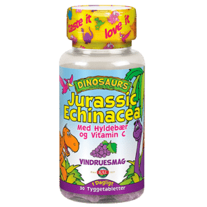 Kal DinoSaurs Jurassic Echinacea med hyldebærsmag (30 tyggetabletter)