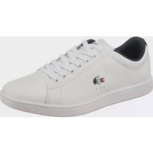 Lacoste Carnaby Evo Tri 1 Sfa Wht/nvy/red, Dame, Sko, Sneakers, Hvid