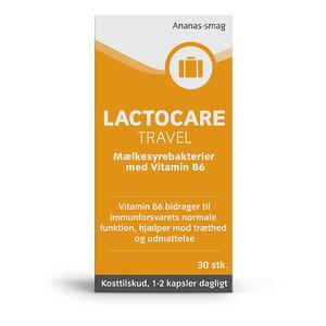 Lactocare Travel m. B6 vitamin - 30 tyggetabl.