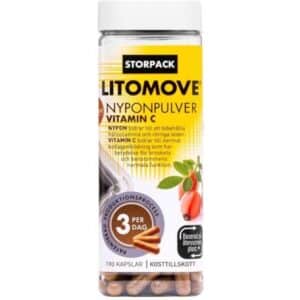 Litomove Nyponpulver Vitamin C 190 stk