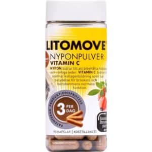 Litomove Nyponpulver Vitamin C 90 stk