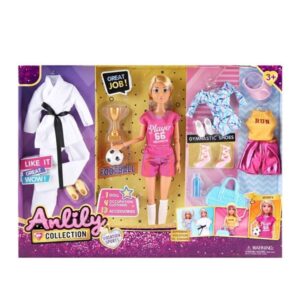 Masen Toys Dukke sæt m/sportstøj