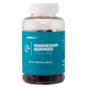 Matters Magnesium + K2 & D3, Hindbær, 60 Vingummier