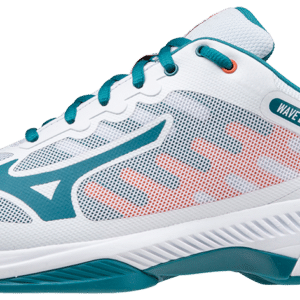 Mizuno Wave Exceed SL 2 (AC) Padelsko (White/Harborblue/Firecracker) - 47