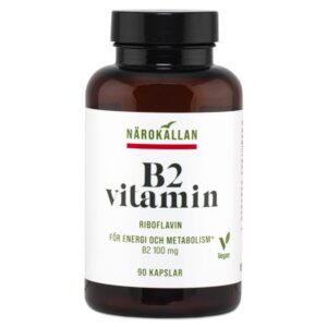 Närokällan B2 Riboflavin 100 mg, 90 kapsler
