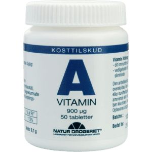 Natur Drogeriet A-vitamin (50 tabletter)