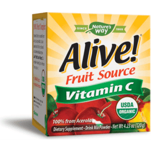 Natures Way Alive Fruit Source Vitamin C Drink Mix 120 g