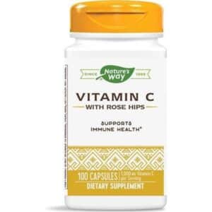 Natures Way Vitamin C Med Hyben 100 Kapsler 100 stk