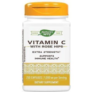 Natures Way Vitamin C Med Hyben 250 Kapsler