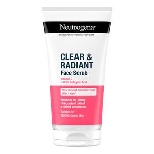 Neutrogena Clear & Radiant Face Scrub - 150 ml.