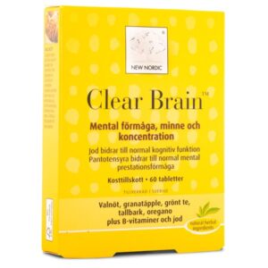 New Nordic Clear Brain, 60 tabletter