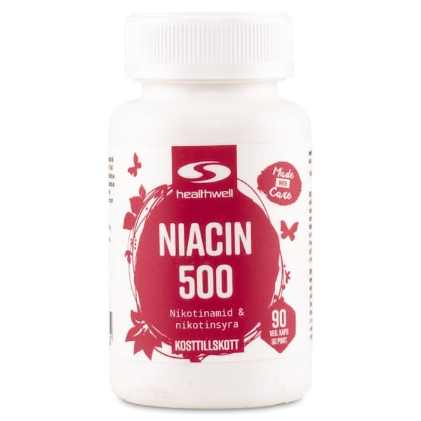 Niacin 500, 90 kapsler