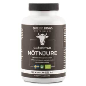 Nordic Kings Græsfodret Oksenyre ØKO, 180 kapsler
