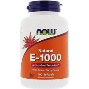 Now Foods Natural E-1000 100 Softgels 100 stk
