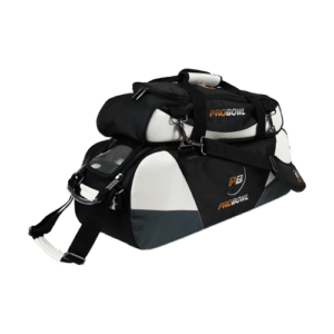 ProBowl Triple Tote DLX Black/Carbon/White - Bowlingtaske med hjul til 3 kugler og sko - FRI FRAGT