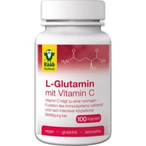 Raab Vitalfood L-Glutamin Vitamin C 100