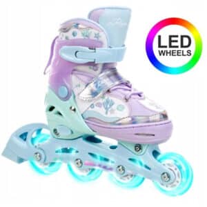 Raven ISLA Inliners Rulleskøjte med LED lys i hjulene - Justerbar over hele 4 Sko-numre! Str. 30-33