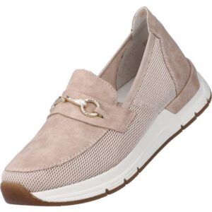 Rieker Afslappet Slip-On Sko - Guld/Pudder