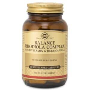 Solgar Balance Rhodiola Complex, 60 kapsler