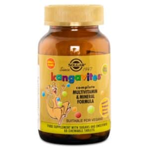 Solgar Kangavites Multivitamin Børn, Tropical Punch, 60 tabletter