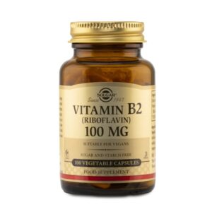 Solgar Vitamin B2 100mg, 100 kapsler