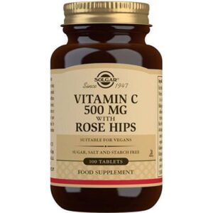 Solgar Vitamin C 500mg with Rose Hips 100 stk