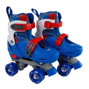 StreetRider Rulleskøjte Side-by-Side Blå - Justerbar over hele 4 Sko-numre! Str. 27-30