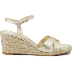 Stuart Weitzman Dayna Espadrille Wedge Sko Dame - Gul