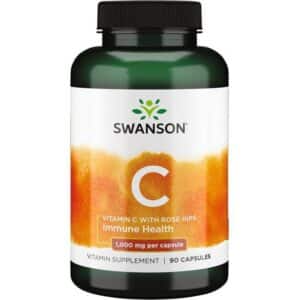 Swanson HEALTH VITAMIN C WITH ROSE HIPS EXTRACT 1000