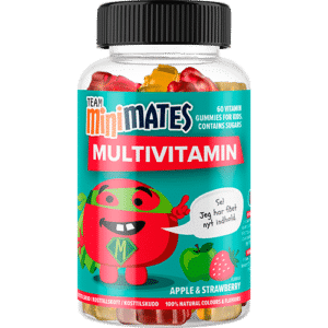 Team MiniMates Multi Vitamin Æble & Jordbær (60 stk)