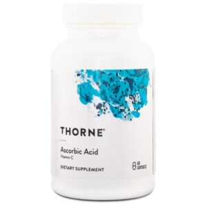Thorne Ascorbic Acid (1g), 60 kapsler