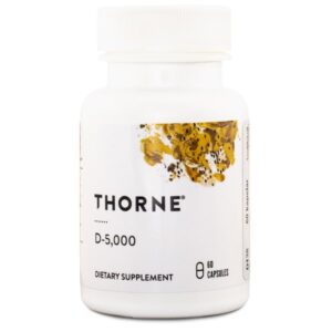 Thorne Vitamin D-5000, 60 kapsler