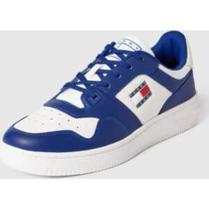 Tommy Jeans Læder Sneakers Sko Herre - Blå