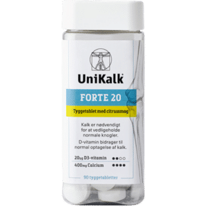 Unikalk 20 tygge (90 stk)
