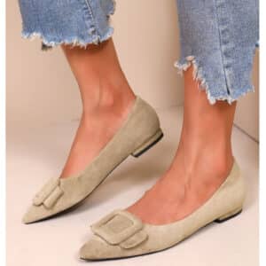 Vela dame ballerina sko H8-1030E - Kaki