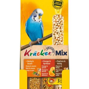 Vitakraft - Kräcker® Mix Honey/orange/popcorn for budgie 80g