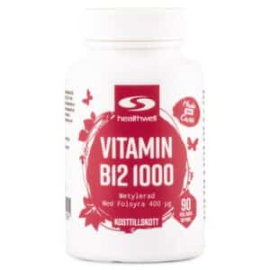 Vitamin B12 1000 Methyleret, 90 kapsler