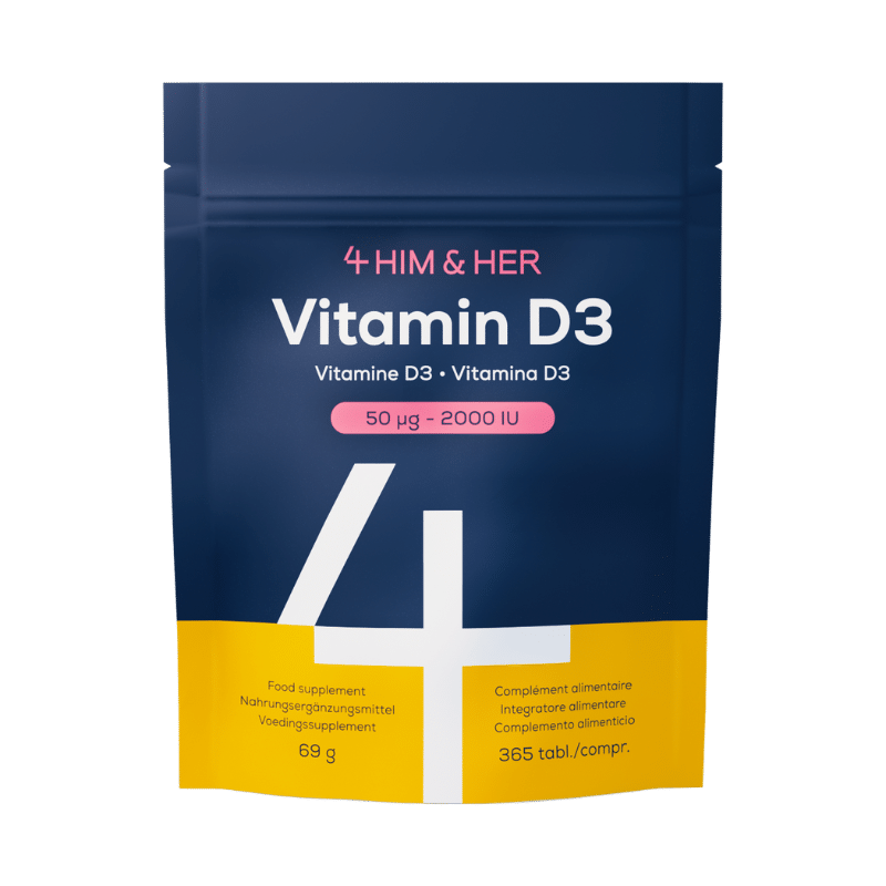 4 Him & Her Vitamin D3 50µg (365 tabl)