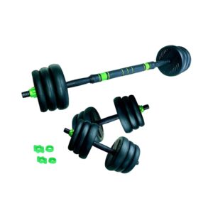 ASG Justerbart Vægtsæt 15 kg. Sort/Grøn