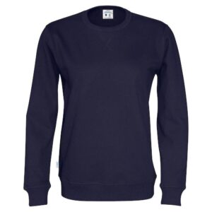 Cottover Crew Neck Sweatshirt med rund hals unisex 141003 - Navy / XL - Sweatshirt - DISCOUNT - Herre