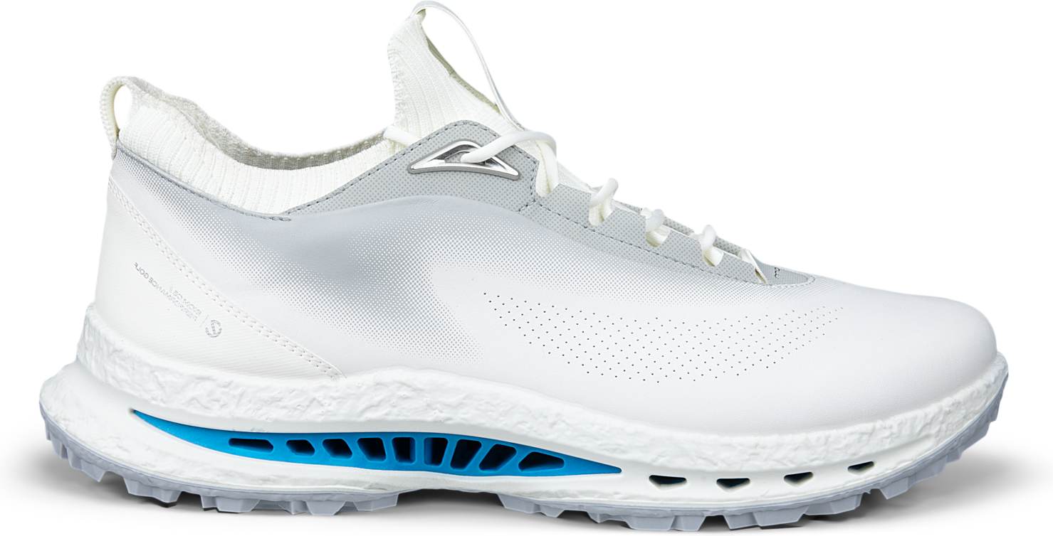 Ecco Biom C5 Vandtætte Herre Golfsko Uden Spikes - White/Concrete - Str. 46 Normal