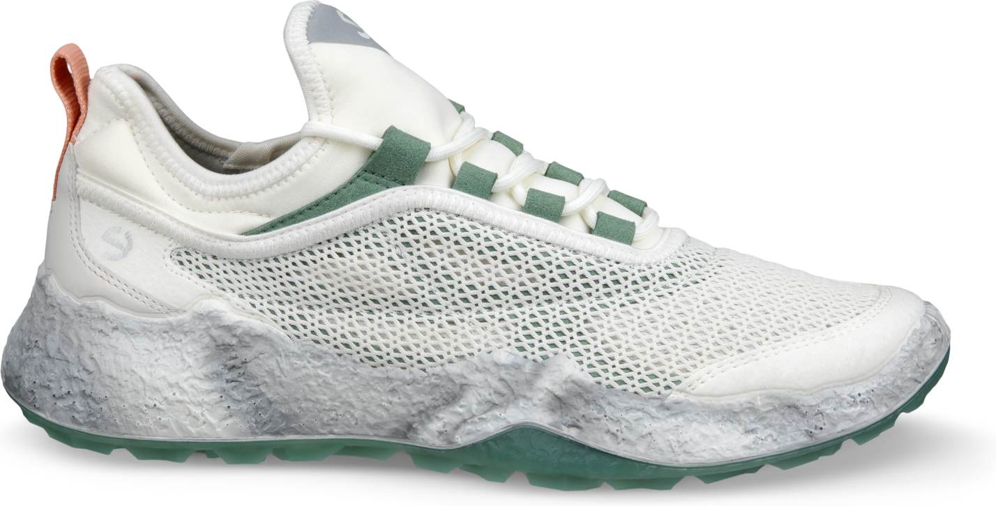 Ecco Biom H5.2 Textile Dame Golfsko Uden Spikes - White/Sedum Green - Str. 42 Normal