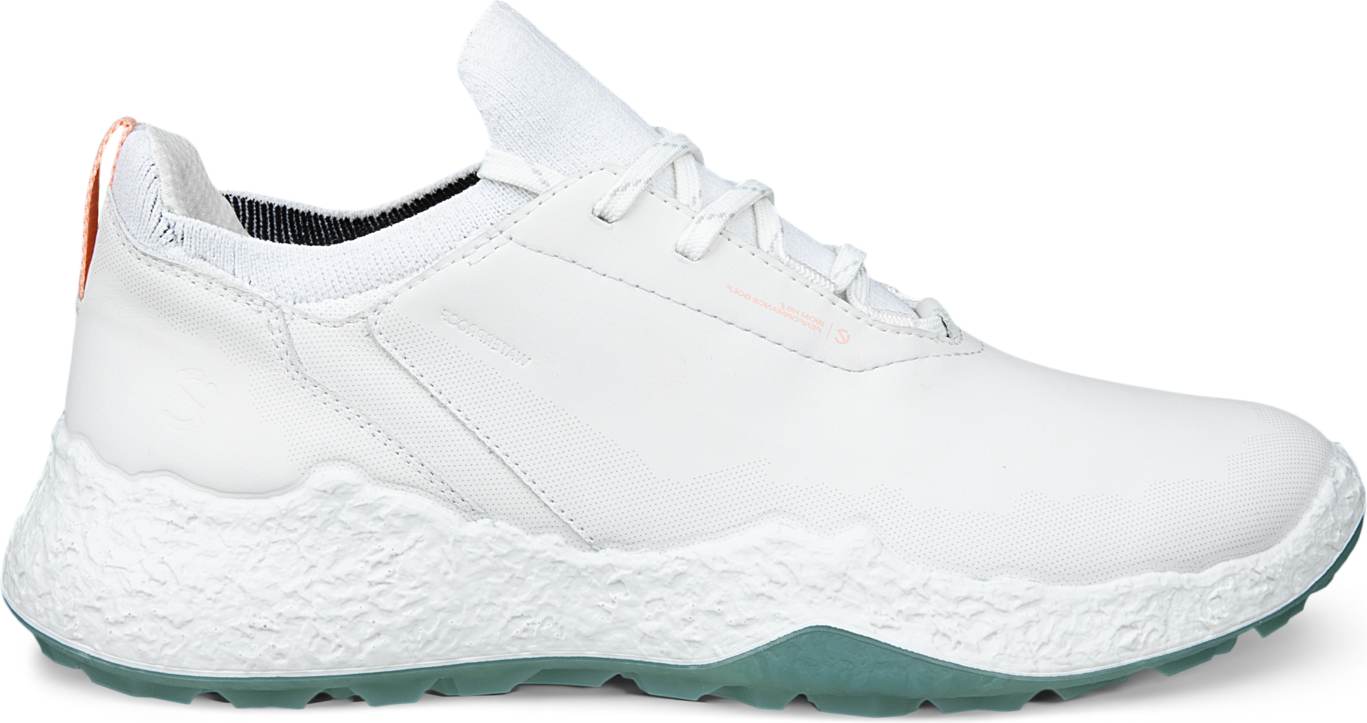 Ecco Biom H5.2 Vandtætte Dame Golfsko Uden Spikes - White/Sedum Green - Str. 42 Normal