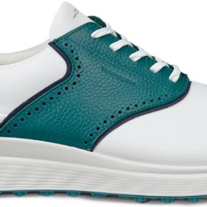 Ecco S-Casual Vandtætte Herre Golfsko Uden Spikes - White/Baygreen - Str. 40 Normal