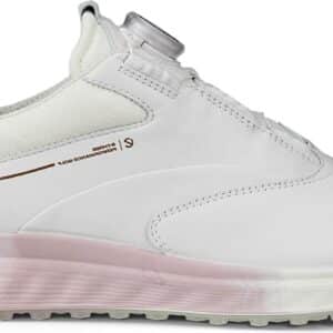 Ecco S-Three BOA Vandtætte Dame Golfsko Uden Spikes - White/Delicacy/White - Str. 36 Normal